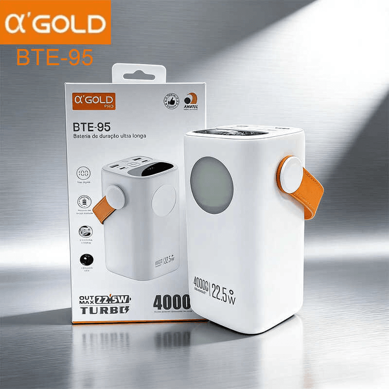 Anúncio: A'gold PRO Cargador Portatil BTE-95 (anatel) 22.5W 40000MAH Blanco