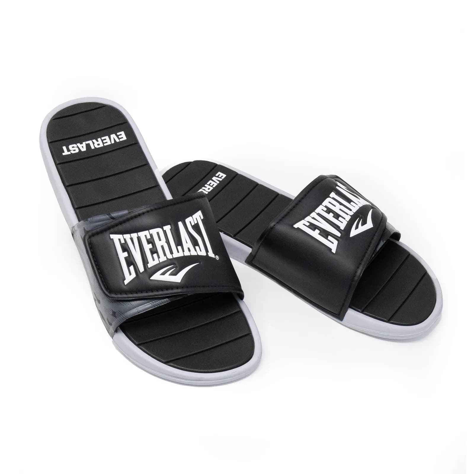 Anúncio: Everlast Zapatillas Slides EVSD20892 Masculino (t) 11 Negro/blanco