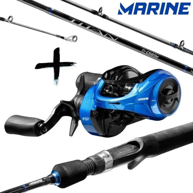 Anúncio: Marine Conjunto Titan PRO 4000SHI + Vara C561M 1.68M 12-25LB Izq