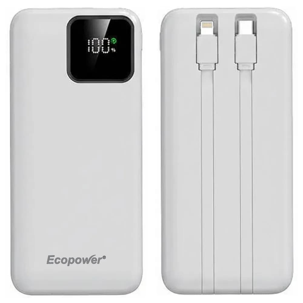 Anúncio: Ecopower Cargador Portatil EP-C826 22000MAH Blanco