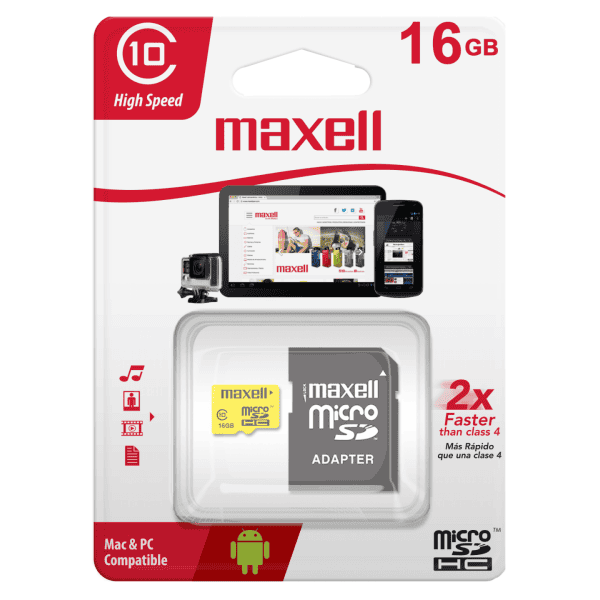Anúncio: Maxell Memoria Micro SD 16GB Clase 10