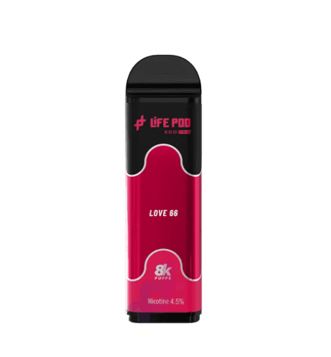 Anúncio: Life Pod Vaper Desechable Eco Cartridge 8000PUFF Love 66