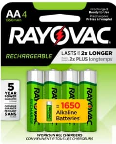 Anúncio: Rayovac Pila Aa X4 Recargable