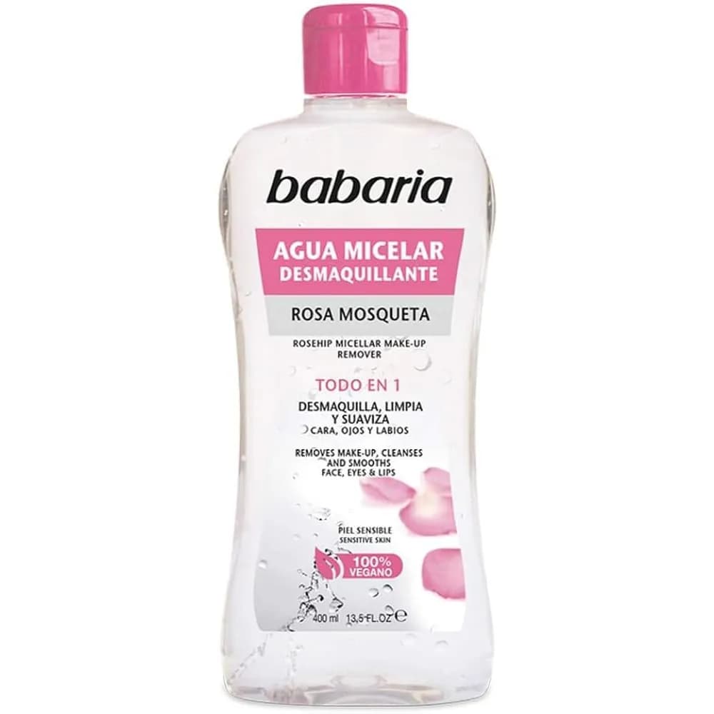Anúncio: Babaria Agua Micelar Rosa Mosqueta 400ML