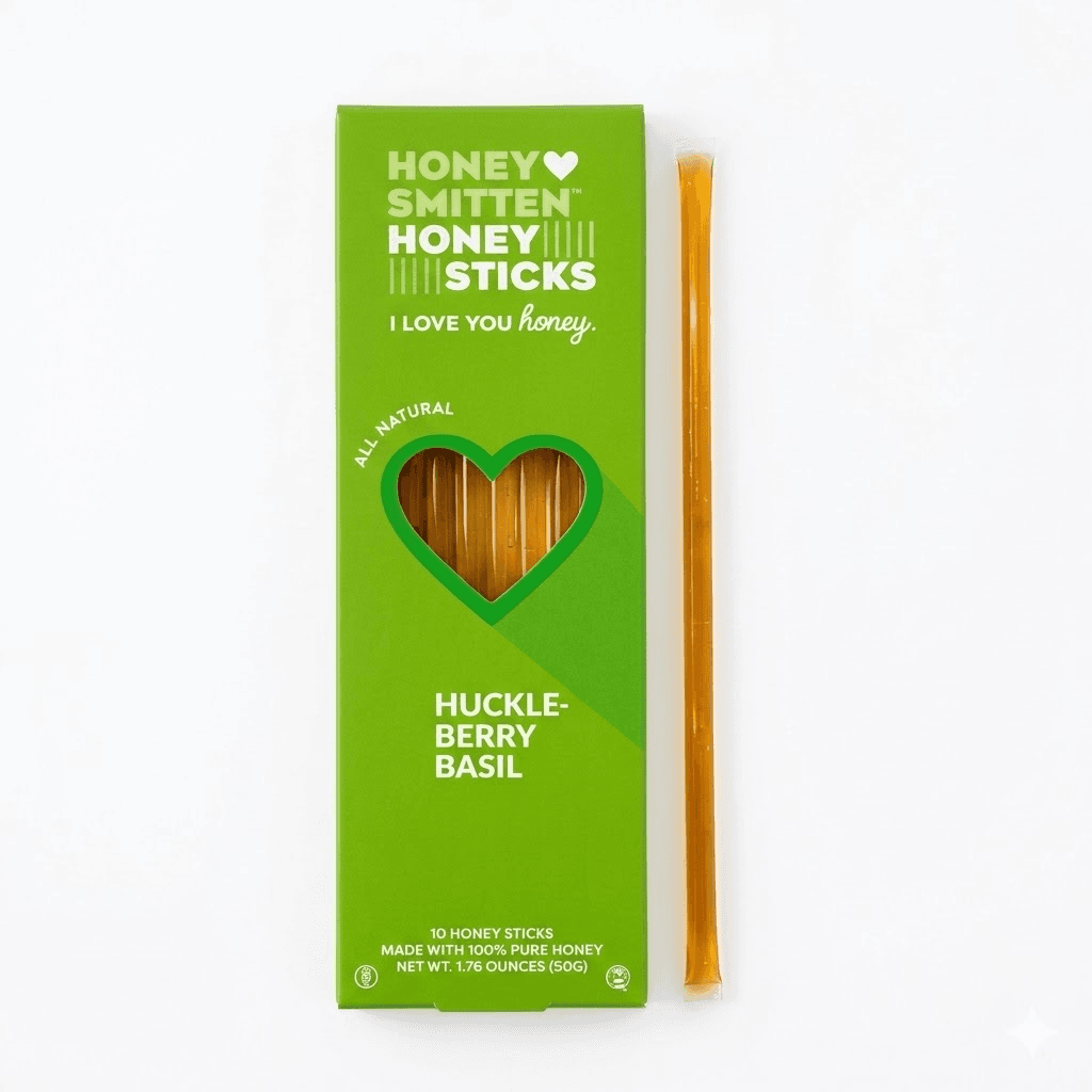 Anúncio: Honey Smitten Palitos De Miel Huckleberry Basil 50G