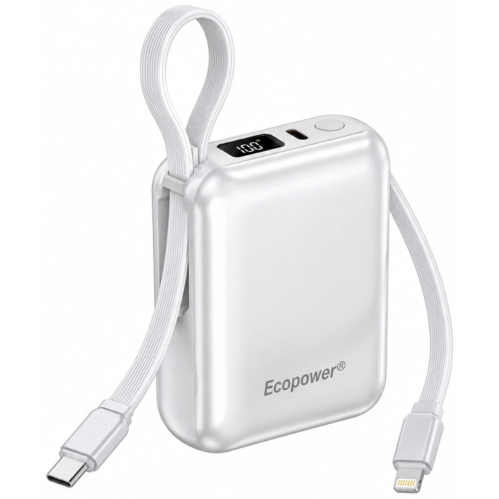 Anúncio: Ecopower Cargador Portatil EP-C892 12000MAH Blanco