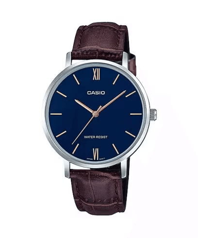 Anúncio: Casio Reloj Fem LTPVT01L2BUDF Azul/marron + Estuche