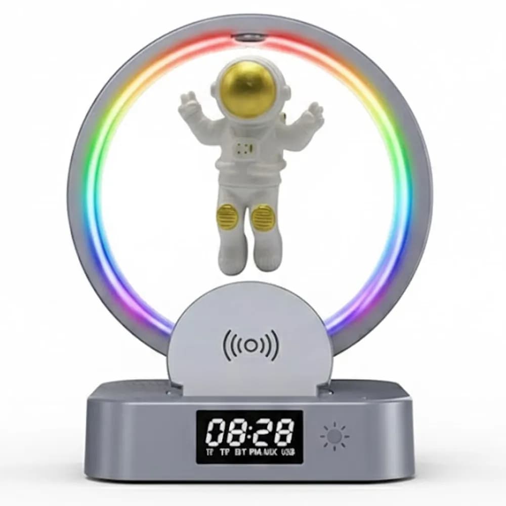 Anúncio: Smart Vision Speaker Y-558 Rgb/bt/fm/usb/sd/aux/carg.wireles 5W Gold