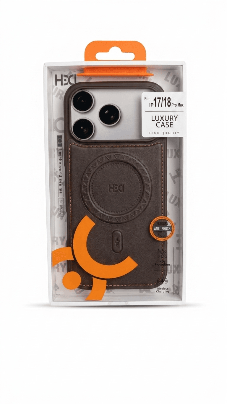 Anúncio: HDD Capa HBC-356 iPhone 18 PRO MAX/17 PRO MAX Dark Brown