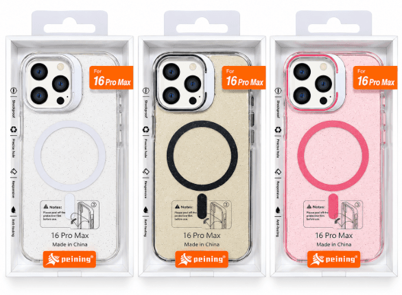 Anúncio: Peining Capa iPhone 16 PRO MAX Magsafe Sparkle Colores Varios