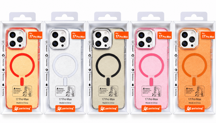 Anúncio: Peining Capa iPhone 17 PRO MAX Magsafe Sparkle Colores Varios
