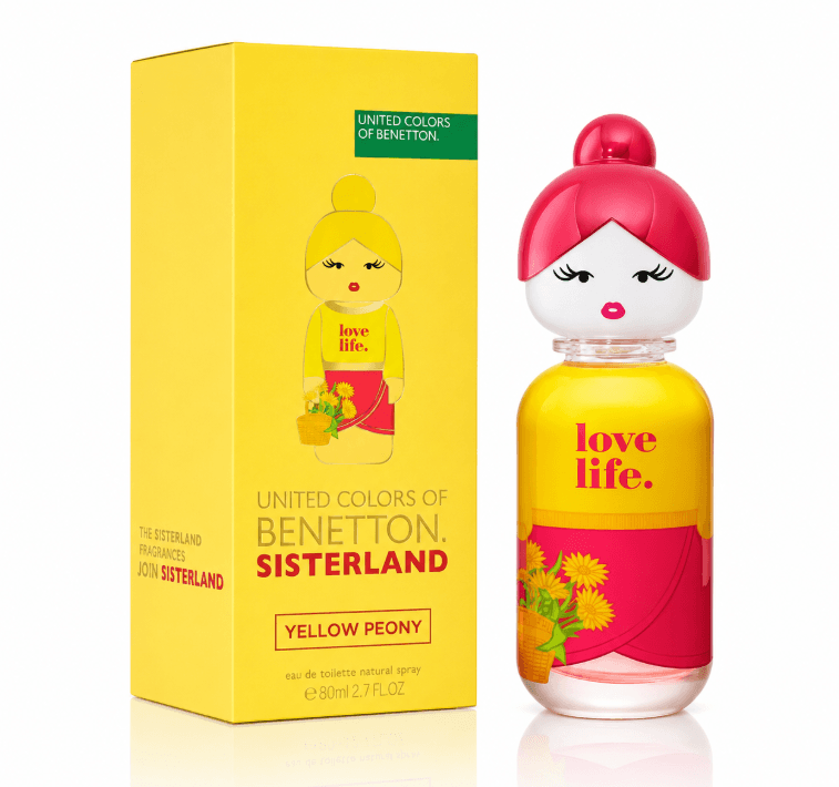 Anúncio: Benetton Perfume Sisterland Yell Peony F Eau De Toilette 80ML
