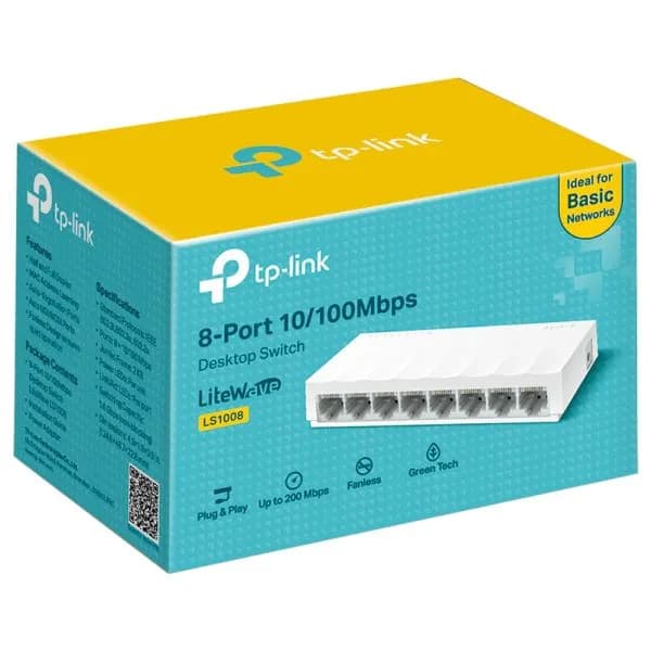 Anúncio: Tp-link Switch LS1008 8P 10/100MPS Blanco