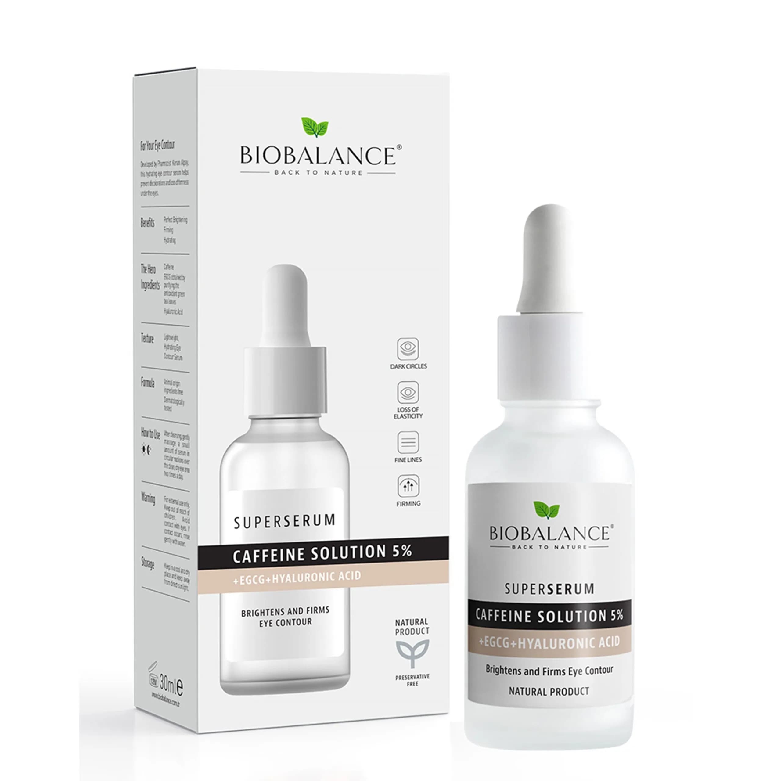 Anúncio: Biobalance Serum Caffeine Solution 5% 30ML