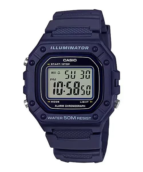 Anúncio: Casio Reloj Masc W-218H-2AVDF Azul/negro + Estuche