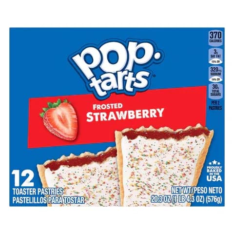Anúncio: Pop Tarts Snack Dulce Frosted Strawberry 576G