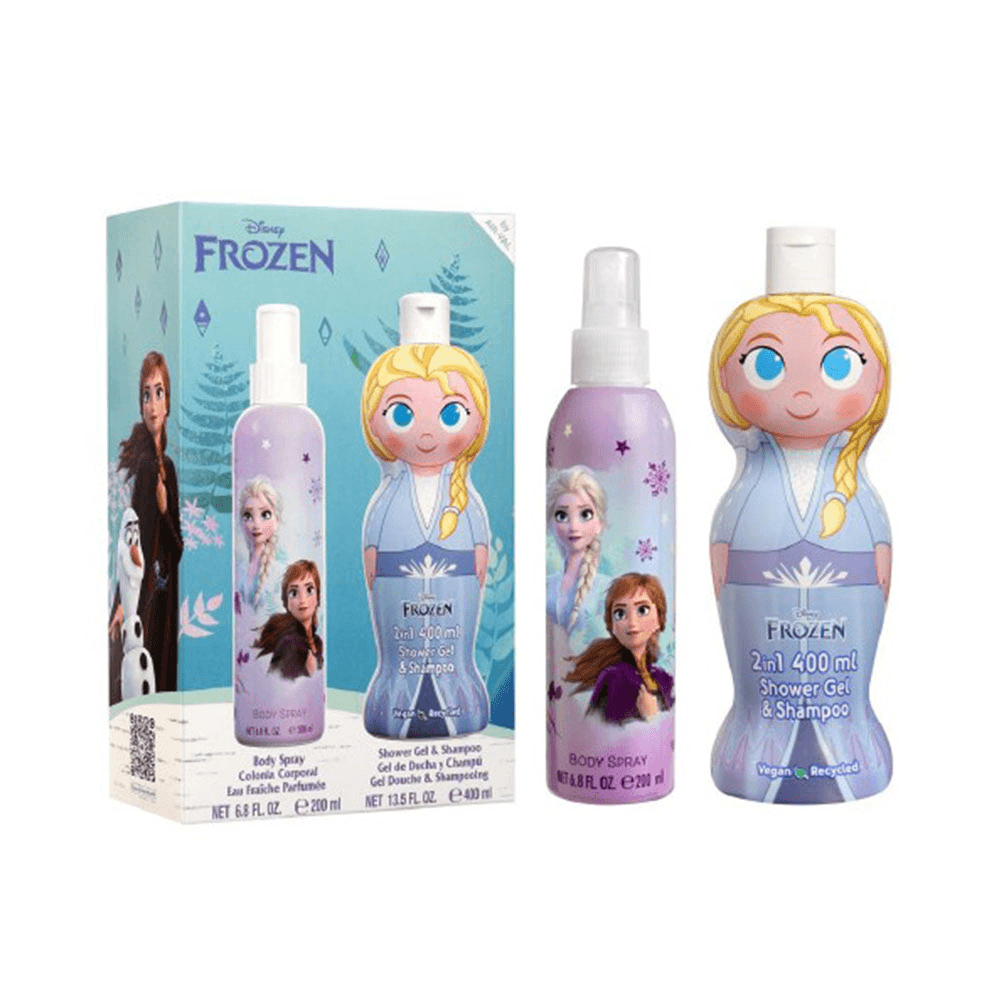 Anúncio: Air-val Set Frozen Elsa Y Olaf Body Spray 200ML+GEL&CHAMPU