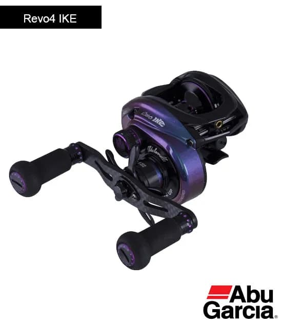 Anúncio: Abu Garcia Carretilla Revo Ike REV04-IKE Acero Inoxidable 11ROL 6:6:1 Der Ficción (drag) 24 LB/10.8 Kg Negro