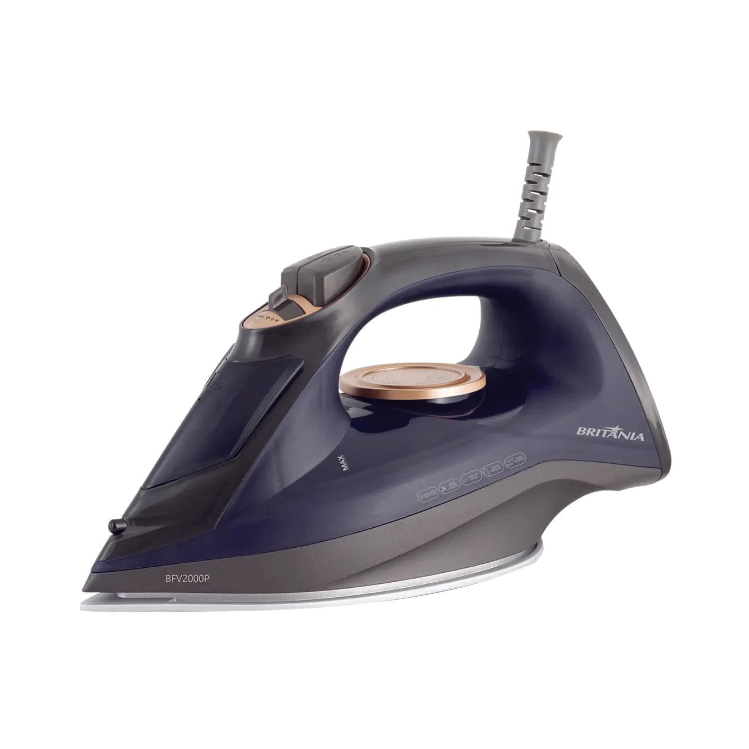 Anúncio: Britania Plancha A Vapor BFV2000P Ceramic 245ML/2NIV/1200W/110V/60H Azul