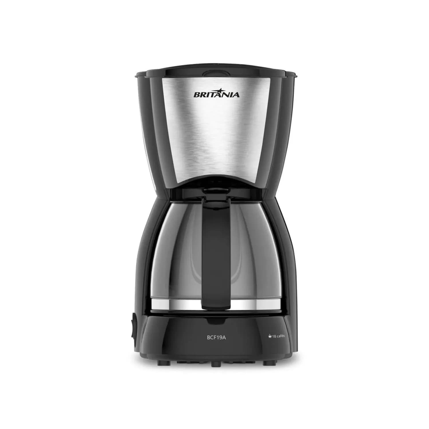 Anúncio: Britania Cafetera BCF19A Inox TEMP/18TAZAS/220V Negro