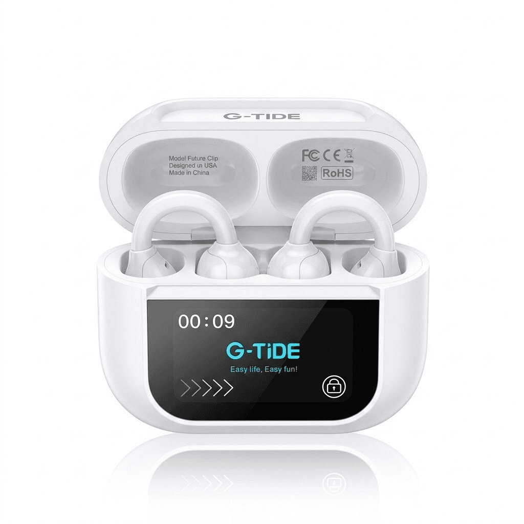 Anúncio: G-tide Auricular Future Clip Earphone White