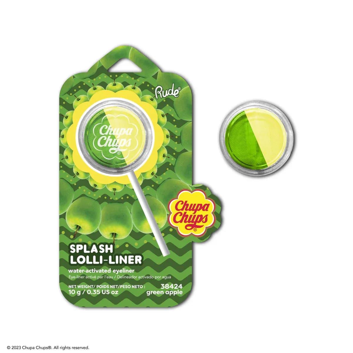 Anúncio: Rude Delineador Chupa Chups Splash Lolli-liner Green Apple