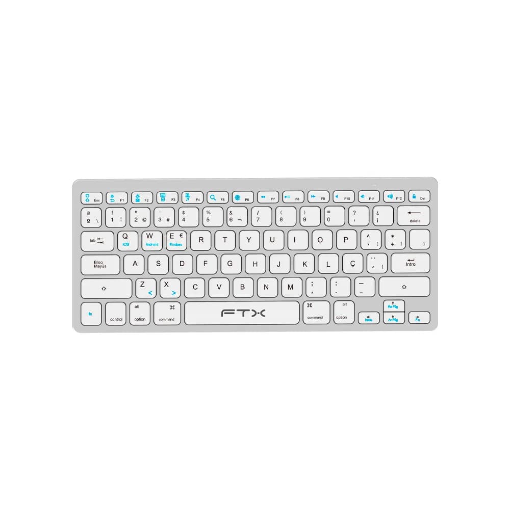Anúncio: Ftx Teclado Bt FTXB1000 Ultra Slim Port Plata