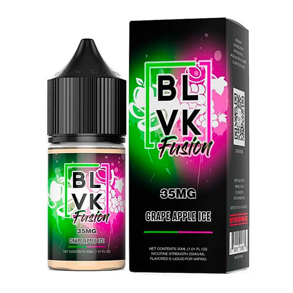 Anúncio: Liq Blvk Salt 35Mg Fusion - Grape Apple Ice