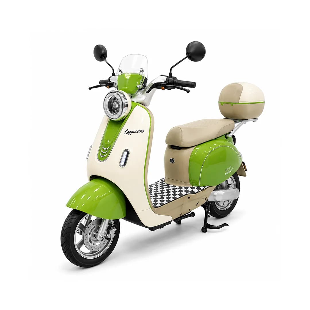 Anúncio: Smart Wheel Moto Cappuccino Bottle Green - Scooter Elétrica Retrô 1000W no Paraguai