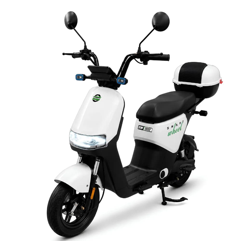 Anúncio: Moto Elétrica Smart Wheel SW 002 1000W 32km/h Branca no Paraguai