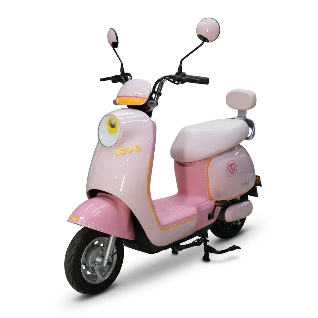 Anúncio: Moto Elétrica Tailg GR52 Love Pink 800W 32km/h: Estilo e Autonomia no Paraguai