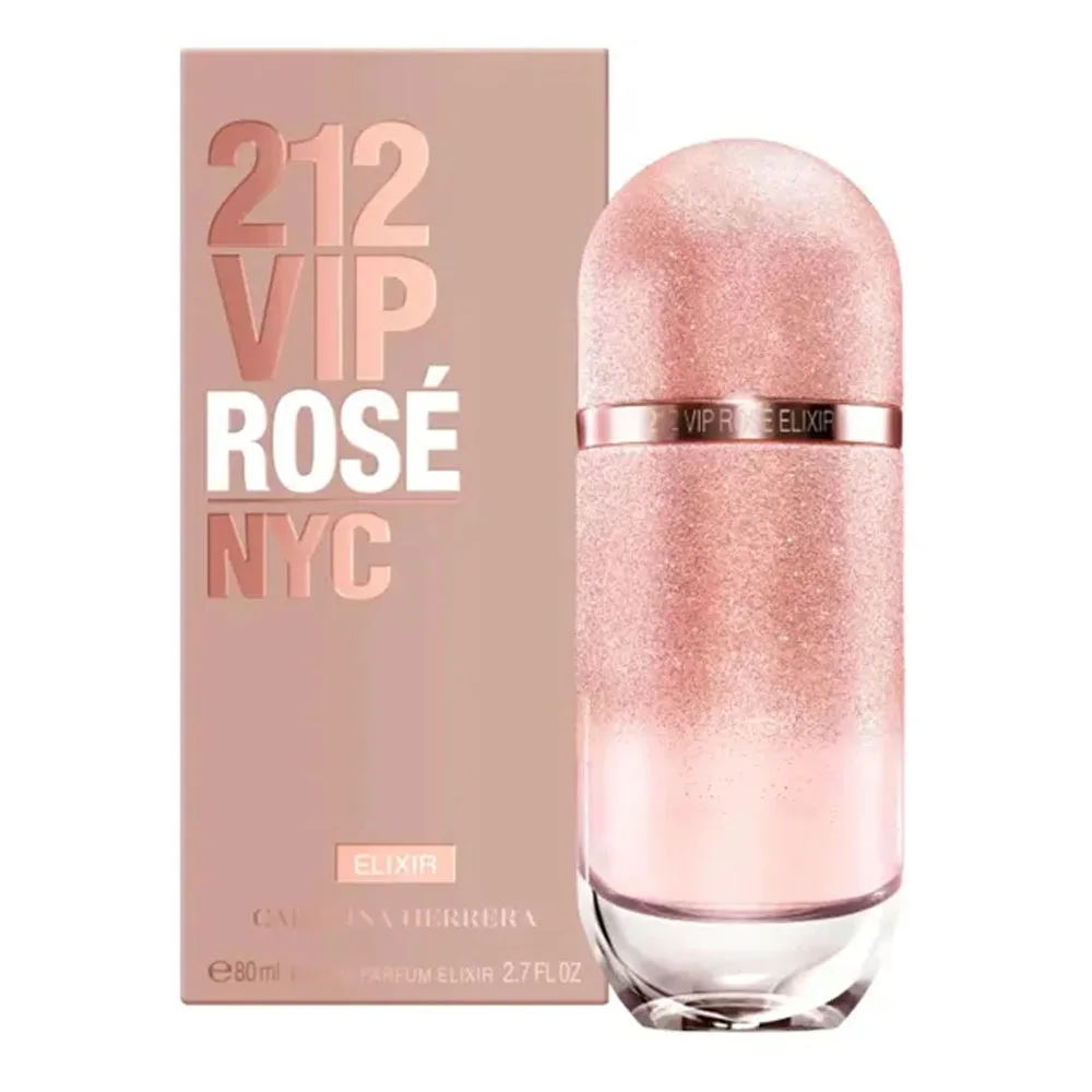 Anúncio: CAROLINA HERRERA 212 VIP ROSE ELIXIR EDP 80ML