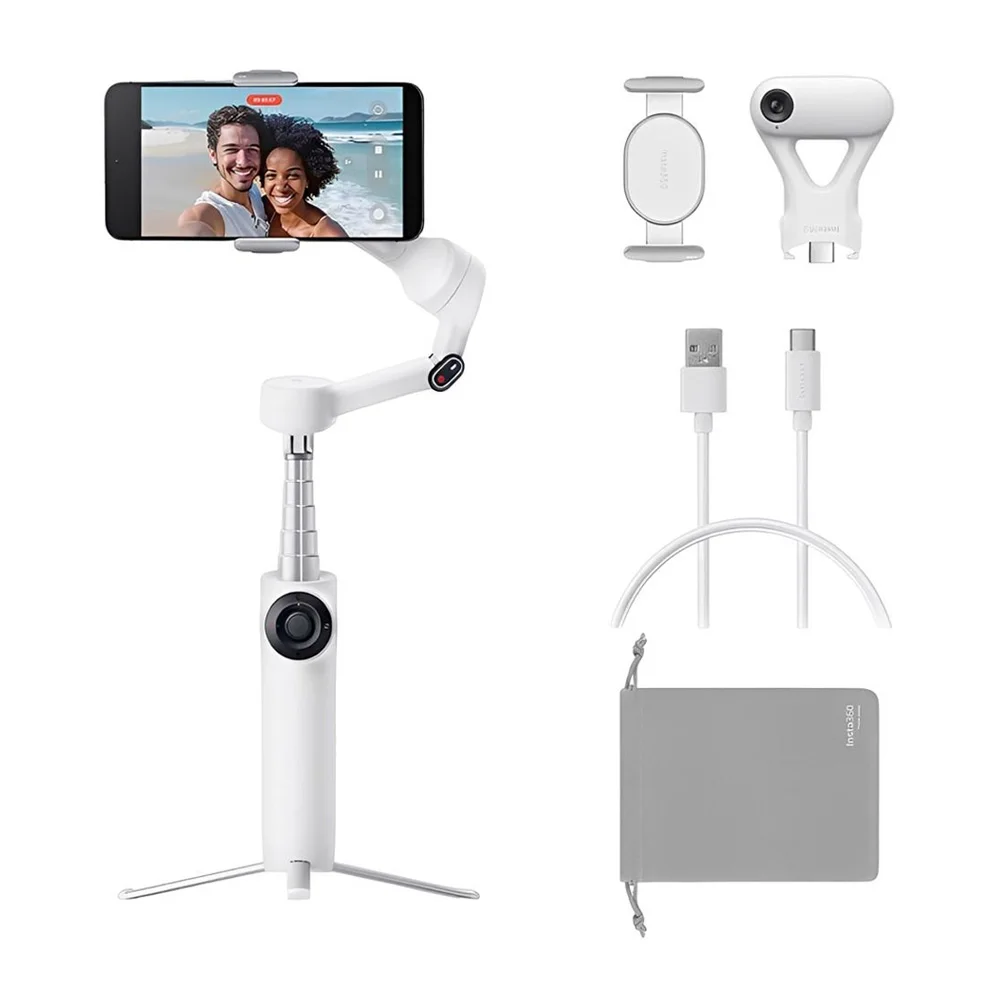 Anúncio: INSTA360 FLOW 2 AI TRACKER BUNDLE STONE GRAY