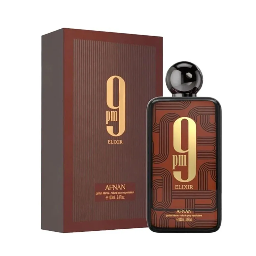 Anúncio: AFNAN 9 PM ELIXIR 100 ML EDP