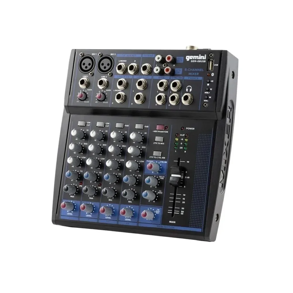 Anúncio: GEMINI MIXER GEM 08USB BT