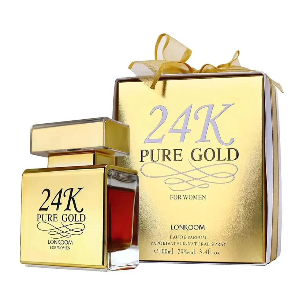 Anúncio: LONKOON 24K PURE GOLD 100ML EDP