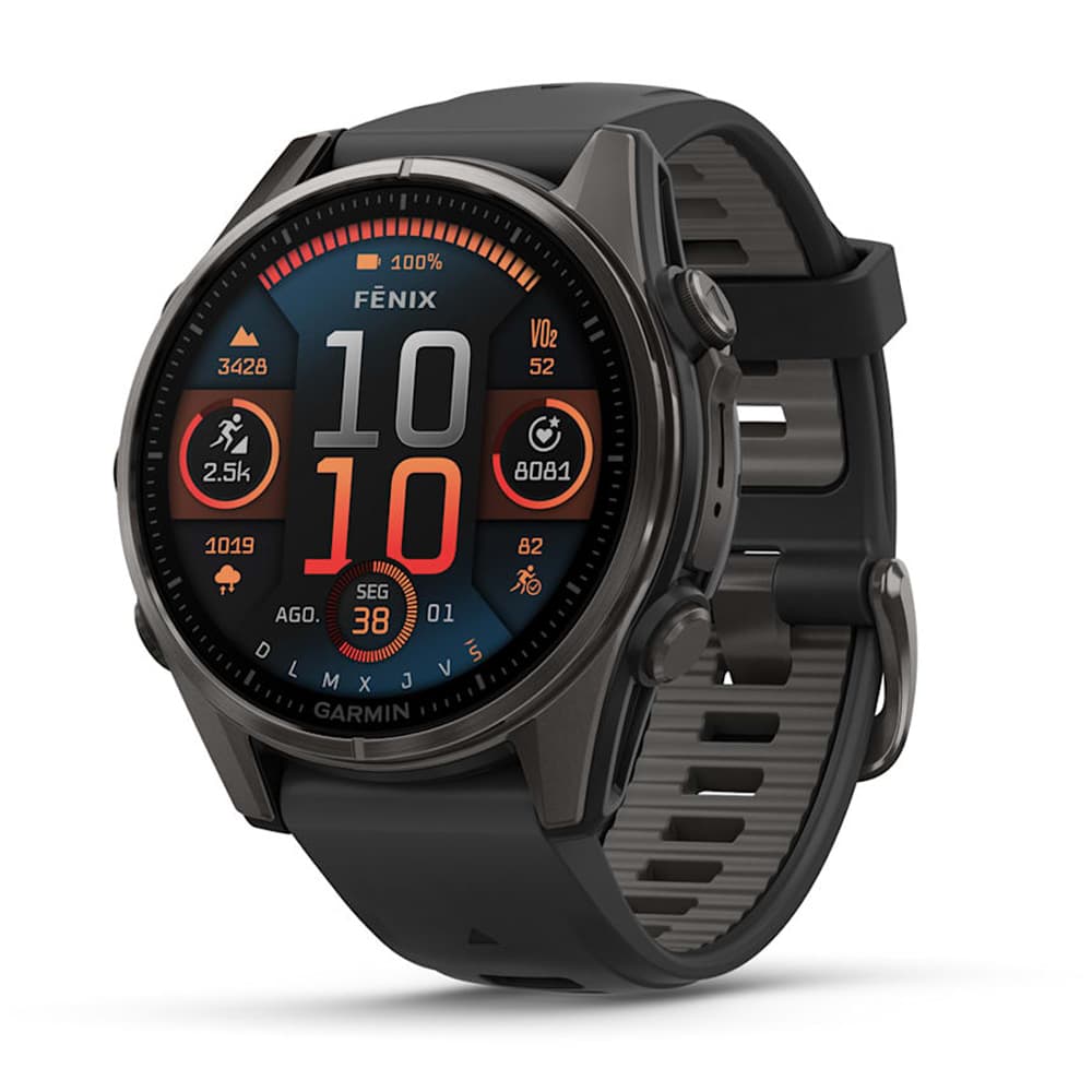 Anúncio: Smartwatch Garmin Fenix 8 AMOLED 010-02903-20 de 43mm com 32GB / 10 ATM / Wi-Fi - Black