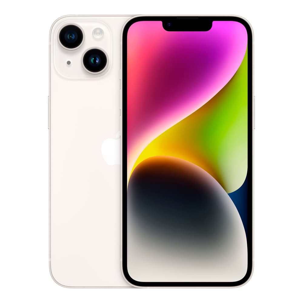 Anúncio: Apple iPhone 14 128GB LL Tela Super Retina XDR 6.1 Dual Cam 12+12MP/12MP iOS 16 Starlight - Swap 'Grade B' (eSIM)(1 mês Garantia)