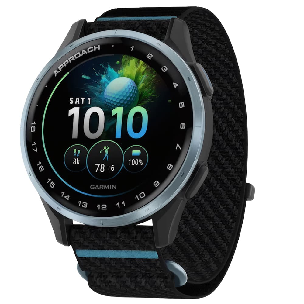 Anúncio: Smartwatch Garmin Approach J1010-03898-00 com Tela AMOLED / 5 ATM / 43mm / Bluetooth - Black