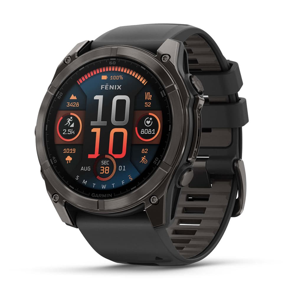Anúncio: Smartwatch Garmin Fenix 8 AMOLED 010-02905-20 de 51mm com 32GB / 10 ATM / Wi-Fi - Black