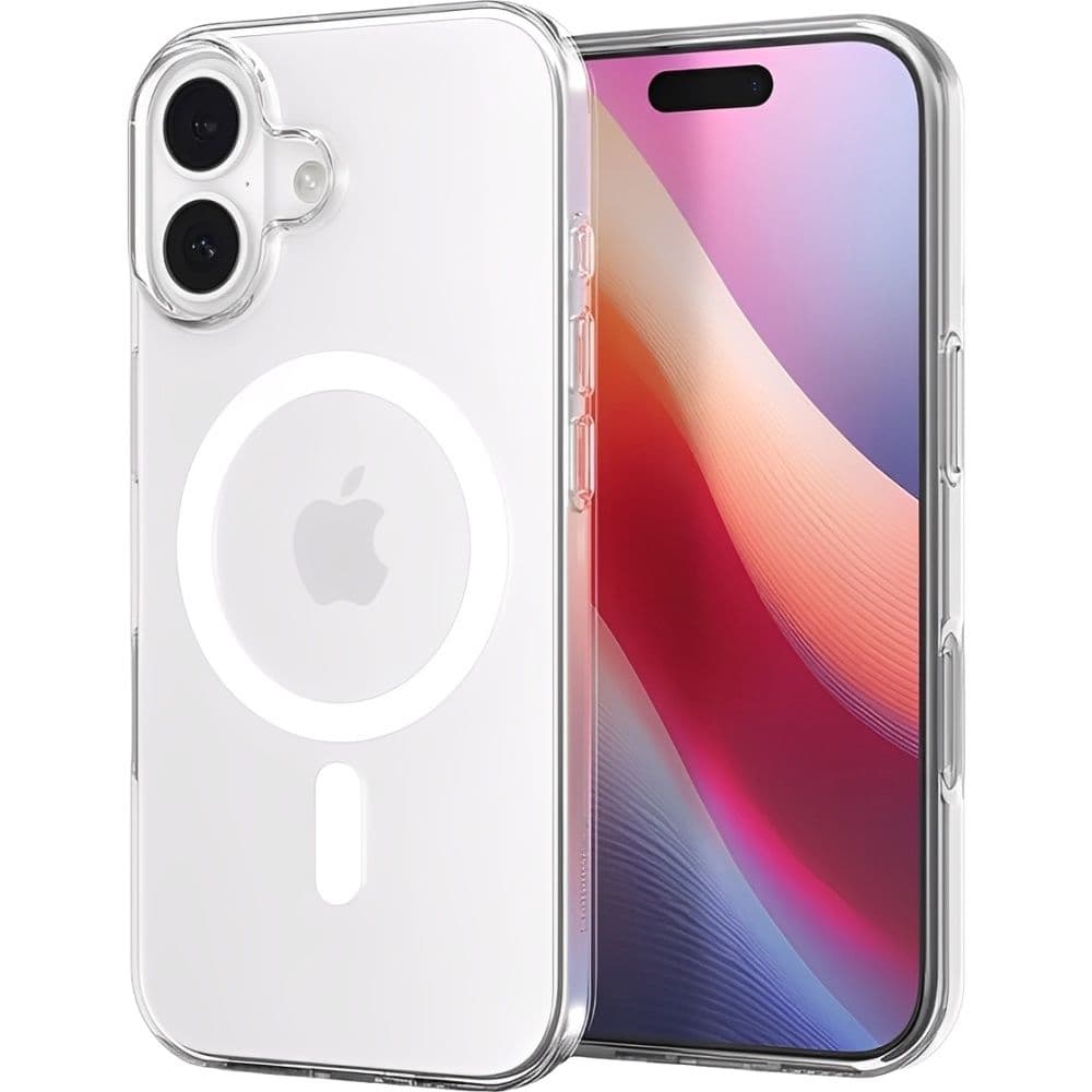 Anúncio: Capa Spigen Crystal Flex MagFit ACS09648 para iPhone 17 - Clear White