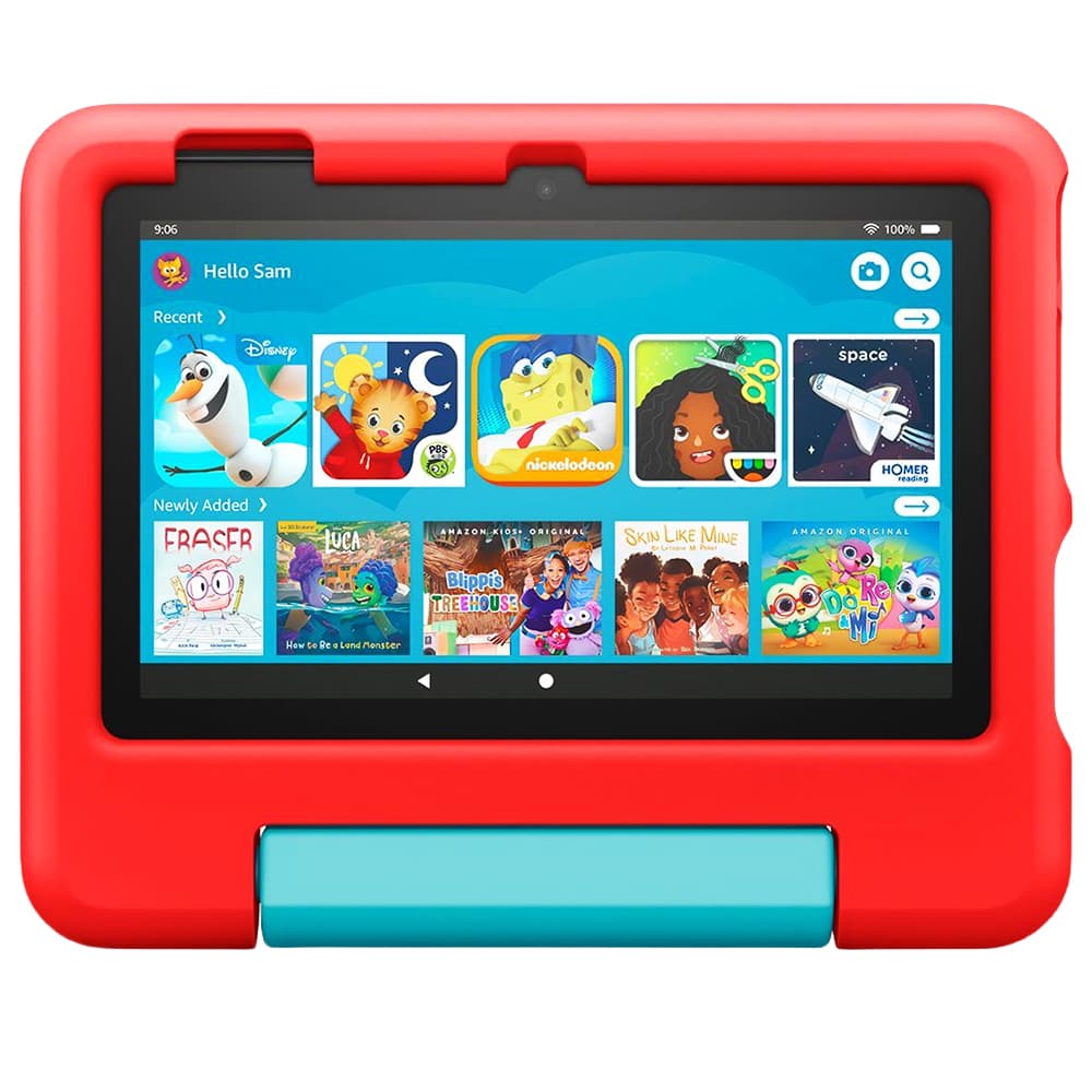 Anúncio: Tablet Amazon Fire 7 Kids 12th 16GB com Tela de 7.0 Cam 2MP / 2MP Fire Os - Red