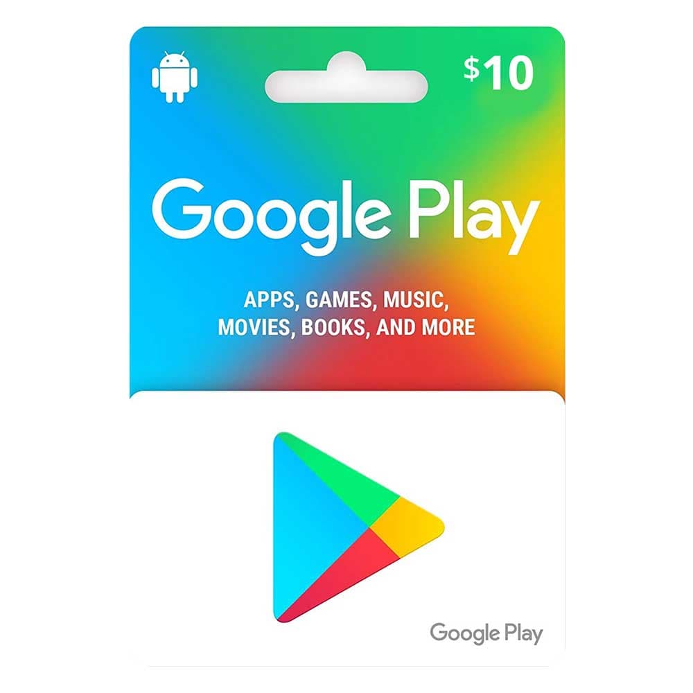 Anúncio: GOOGLE PLAY GIFT CARD 10$