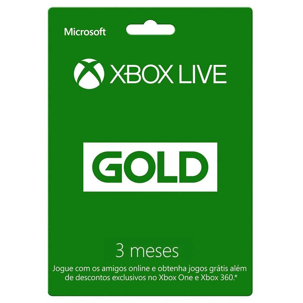Anúncio: XBOX LIVE GOLD 3 MESES
