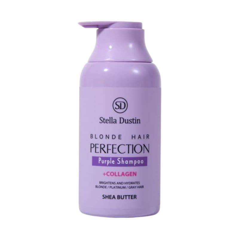Anúncio: STELLA DUSTIN BLONDE HAIR PURPLE SHEA-BUTTER 500ML