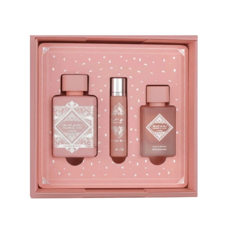 Anúncio: LATTAFA BADEE NOBLE BLUSH KIT 100ML+12ML+HAIRMIST