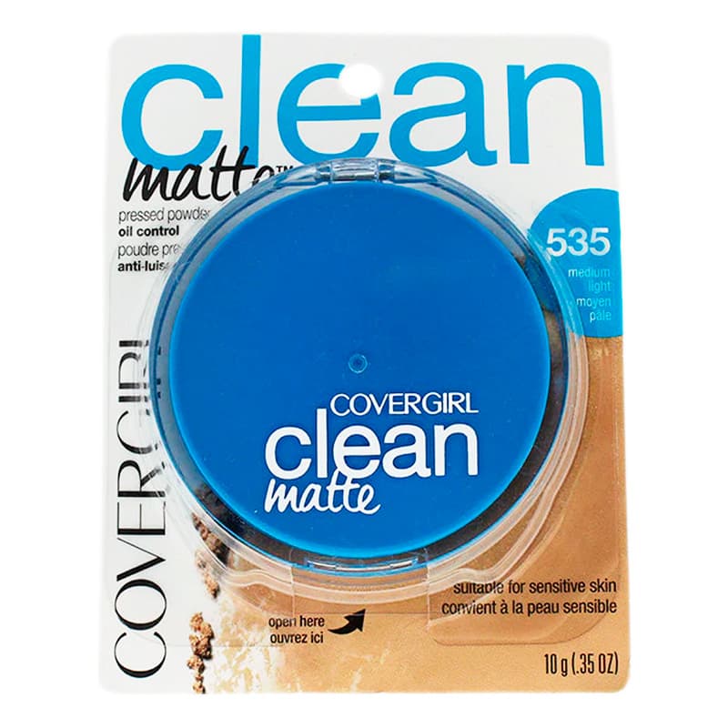 Anúncio: COVERGIRL CLEAN MATTE PRESSED POWDER, MEDIUM LIGHT