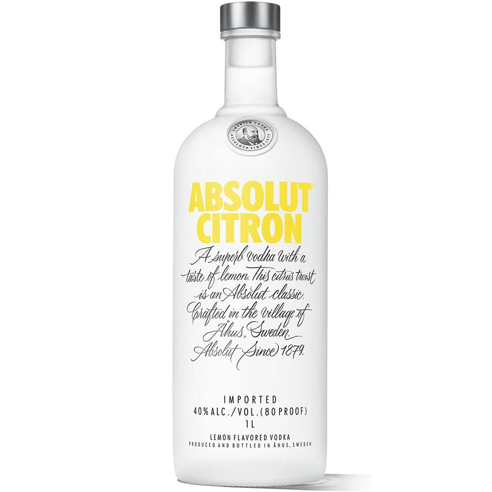Anúncio: Vodka Absolut Citron 1 L – 7312040090105