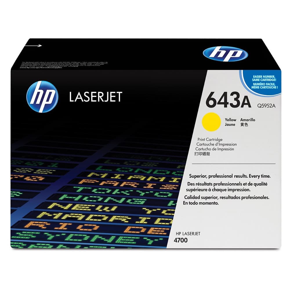 Anúncio: Toner HP 643A Amarelo – Q5952A