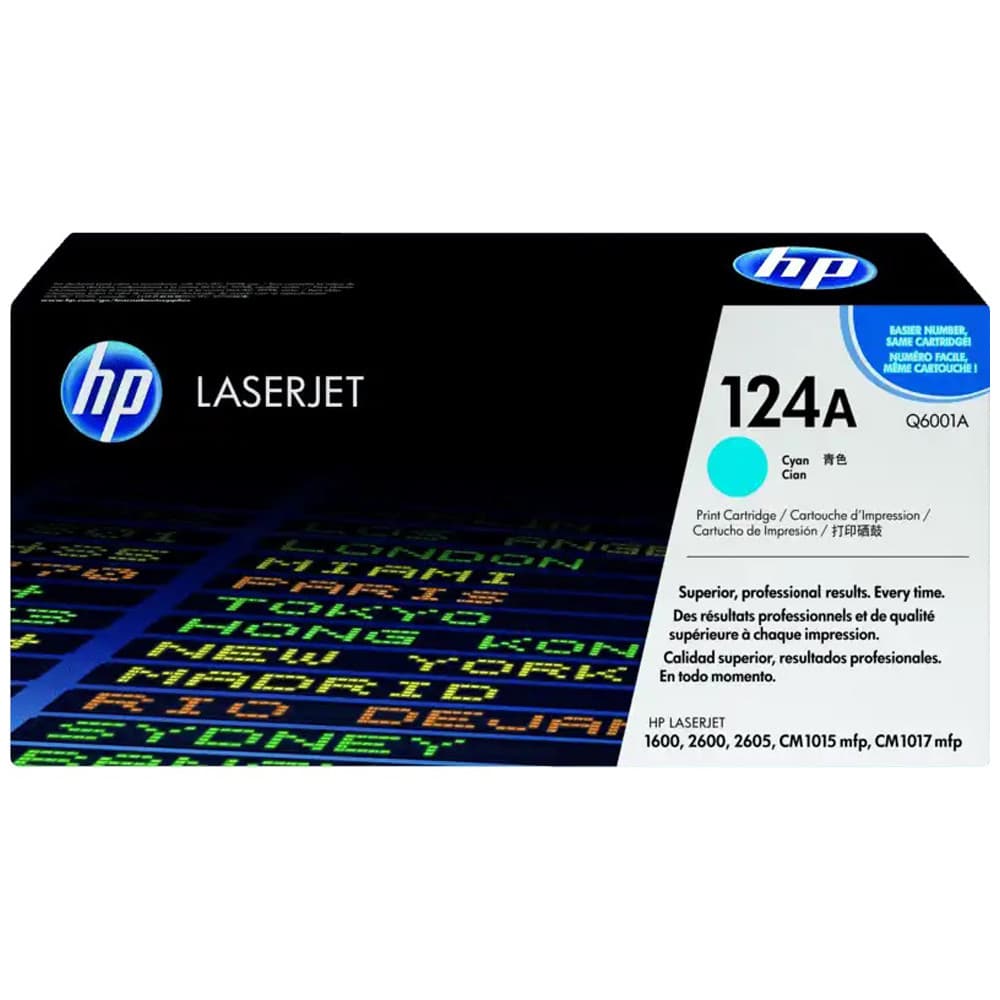 Anúncio: Toner HP 124A Cyan – Q6001A
